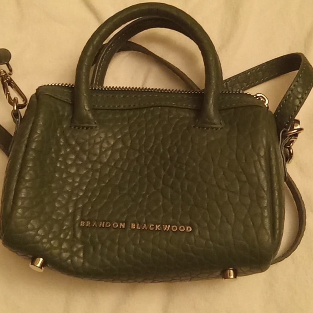 Mini money green Brandon Blackwood purse